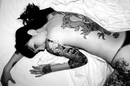 Tuesday Perfection Chicks with Tats continue reading for more lovely pics